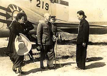 蒋介石夫妻の台湾訪問