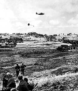 沖縄本島南部を占領したアメリカ軍