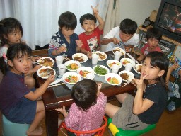 マンションでお食事会