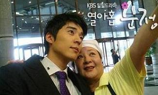 ユヌ＆アジュンマ。笑