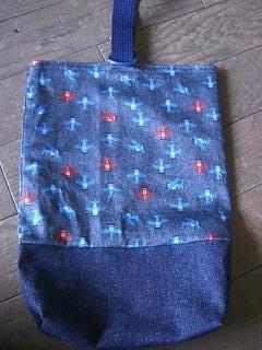 シューズケース　飛行機