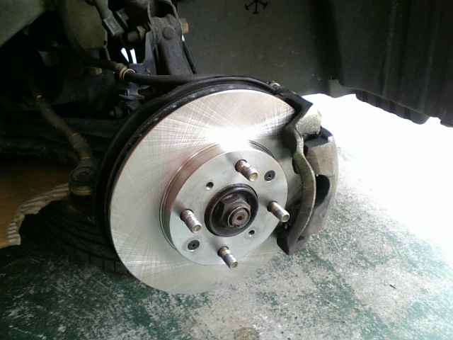 ブレーキローター新品装着！