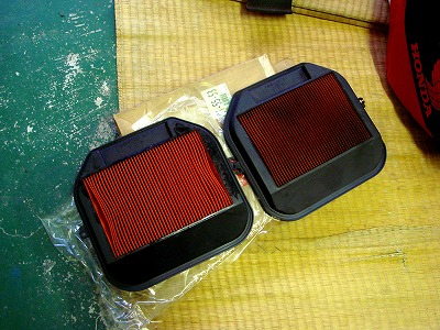 エアクリーナー新旧比較