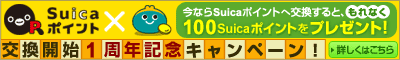 お財布どっとこむ イーマネー　Suica(スイカ）に交換Suika