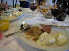 ボローニャ風カツレツ他