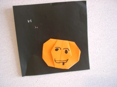 かぼちゃの折り紙