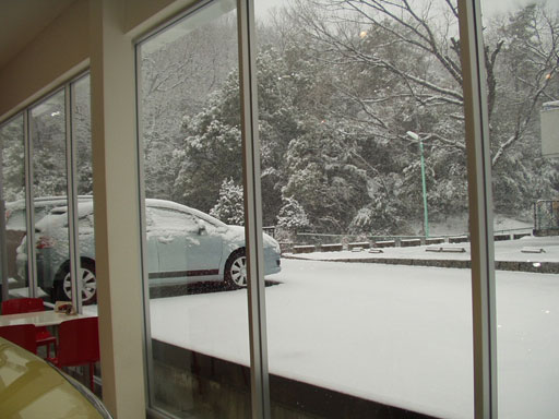 雪つもり