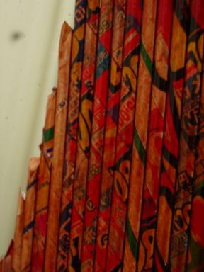 チラシでリメイク鏡