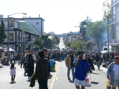 桜祭り　人だらけ