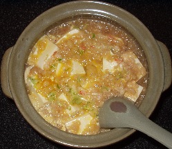 揚げ玉豆腐