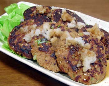 鯵のハンバーグ
