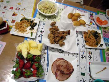 ご飯の内容