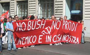 NO BUSH NO PRODI