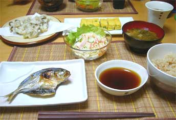 本日の夕ご飯