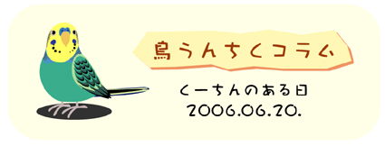 くーちんコラム1