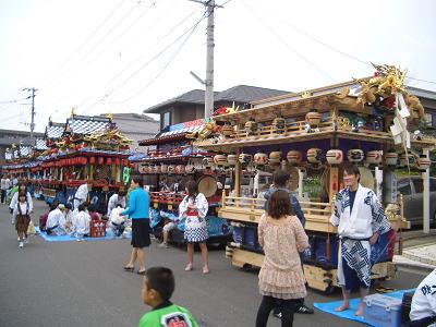 野坂神社春季大祭（宵宮）４