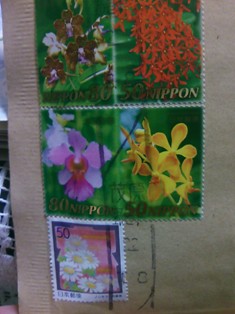 お花の切手　２