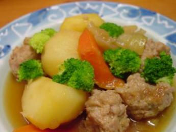 鶏団子ジャガ