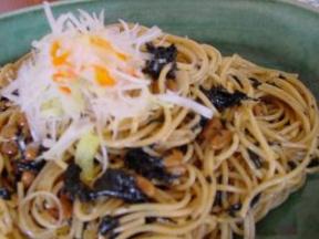 納豆カルボナーラ.