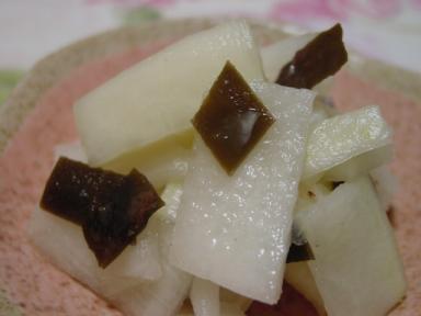 梅干こんぶ大根
