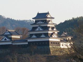 大洲城　栗の土台