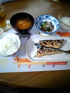 10月1日の夕食
