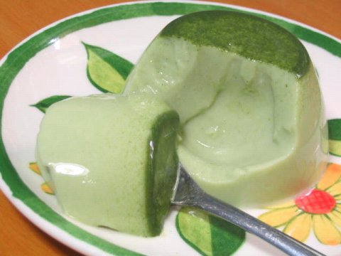 ココナッツミルクプリン抹茶味３