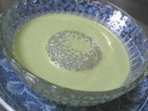 タピオカココナッツミルク：抹茶