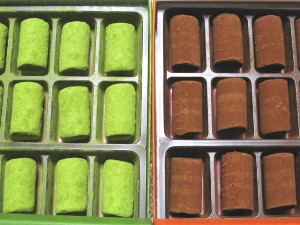 生チョコ２種：拡大