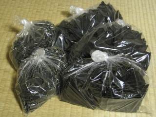 利尻昆布と出し昆布のカット完了