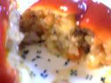 オムライス（切ったところ）.