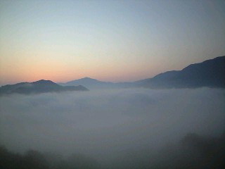 竹田城跡、雲海