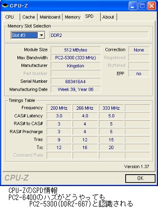 CPU_Z情報