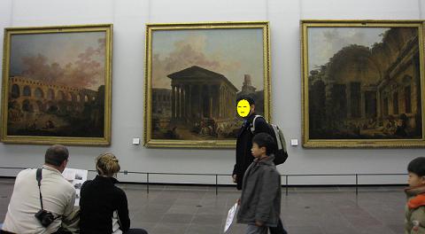 ルーヴルのニームの絵