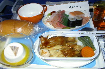 アエロフロートの機内食その１