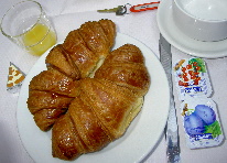 パリのプチホテルHotel de Reuillyの朝食