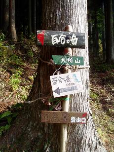 大所山登山口