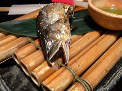 アユの塩焼き