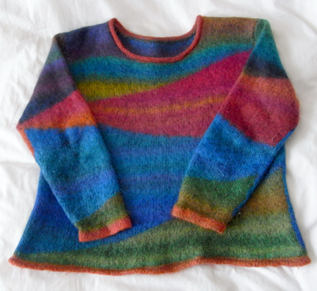 モヘヤのセーター