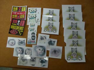 マゼンタさんシール1