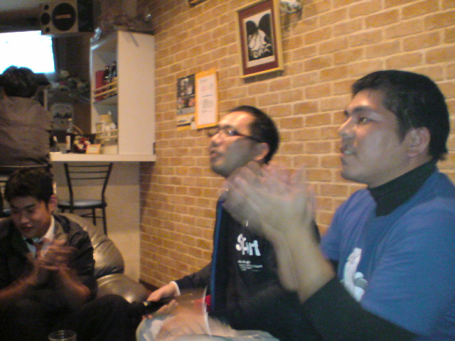 セッキー（中央）とタカシくん（右）もご満悦！