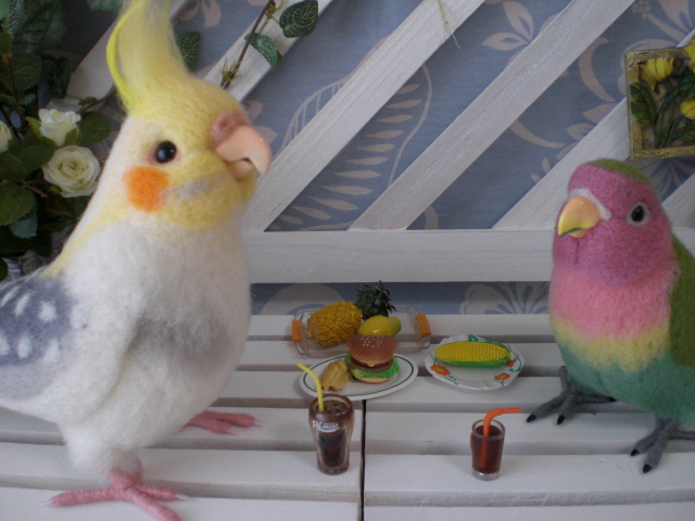 ハンバーガー食べよ～