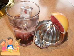 バージンカシス＆生グレープフルーツ