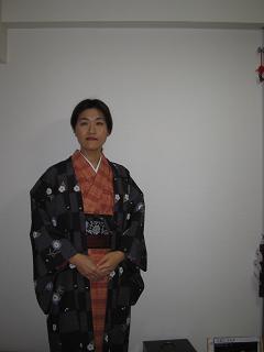 ポリ長羽織(誂え）とポリＴＬプレタ着物