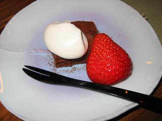 デザートでとどめ