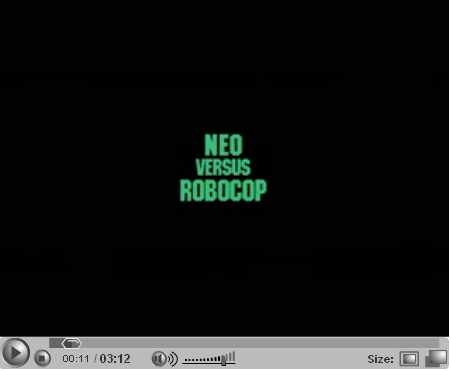 MATRIX. NEO VS ROBOCOP