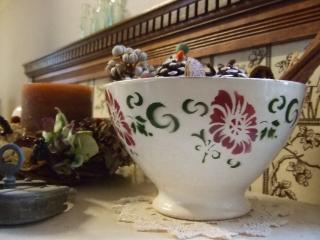 お気に入りのカフェオレボウルの柄