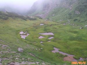 室堂血の池地獄