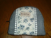 チェックのポーチ（春の交換会）