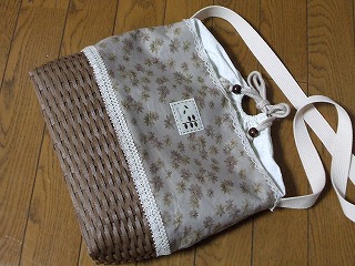 エコ＆布ショルダーバック（かご）Ｎｏ．１